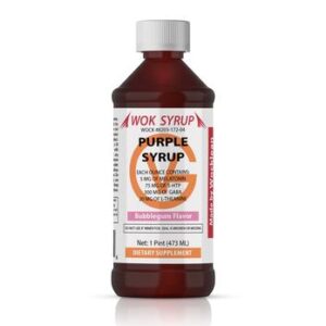 WOK SYRUP Purple Bubblegum Flavor (16oz)